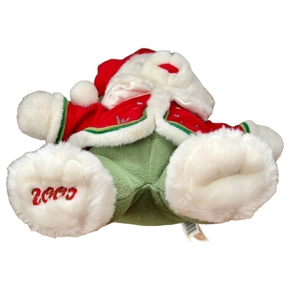 DanDee Christmas Teddy Bear Snowflake Friends Plush Sweater Hat 2005 15” - Picture 5 of 15